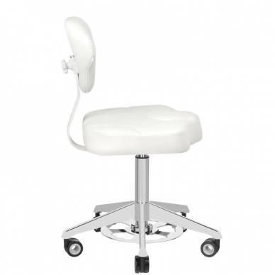 Kosmetoloogiline stool AZZURRO BUMP-UP WHITE 1