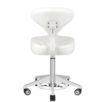 Kosmetoloogiline stool AZZURRO BUMP-UP WHITE 2