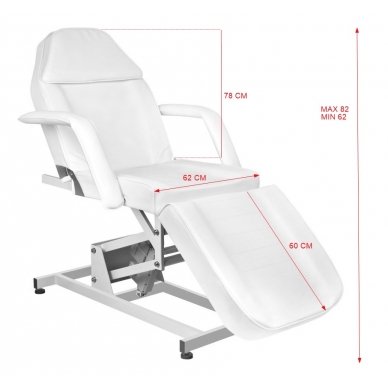 Kosmetologinis krėslas ELECTRIC WHITE 5