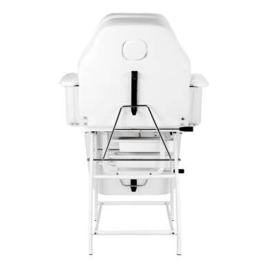 Kosmetologinis krėslas 557A WHITE 6 Kosmetologinis krėslas 557A WHITE 6