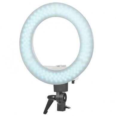Kosmetologinė LED lempa makiažui su stovu RING LIGHT 12 35W WHITE 5