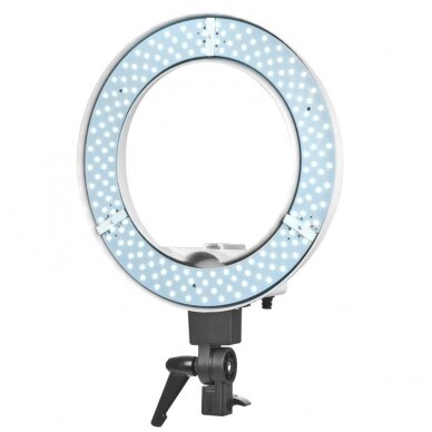 Kosmetologinė LED lempa makiažui su stovu RING LIGHT 12 35W WHITE 8