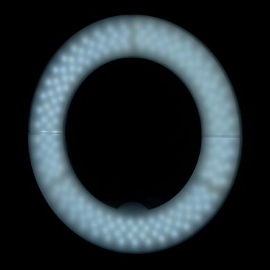 Kosmetologinė LED lempa makiažui su stovu RING LIGHT 12 35W WHITE 12