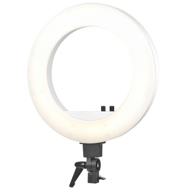 Kosmetologinė LED lempa makiažui su stovu RING LIGHT 18 48W WHITE 7