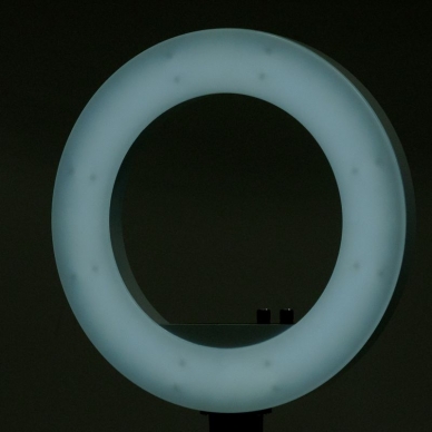 Kosmetologinė LED lempa makiažui su stovu RING LIGHT 18 48W WHITE 10