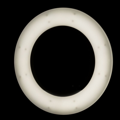 Kosmetologinė LED lempa makiažui su stovu RING LIGHT 18 48W WHITE 12
