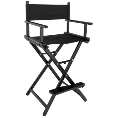 Makiažo kėdė MAKE-UP GLAMOR BLACK HEADREST 1