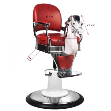 Juuksuritool lastele Gabbiano Joy Ride Bordo 3