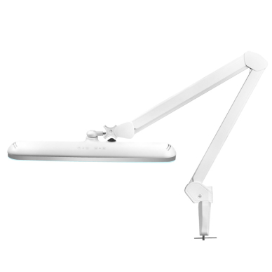 Kosmetologipöydälle asennettava LED-valaisin, jossa on säädettävä valon voimakkuus Elegante 801-TL 12W White 1