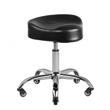 Taboret kosmetyczny GABBIANO HAIRDRESSER CHAIR BLACK