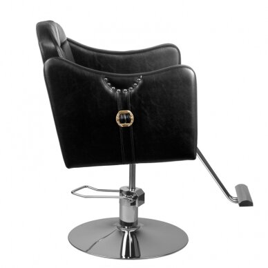 Kirpyklos kėdė HAIR SYSTEM HAIRDRESSING CHAIR 0-90 BLACK 3