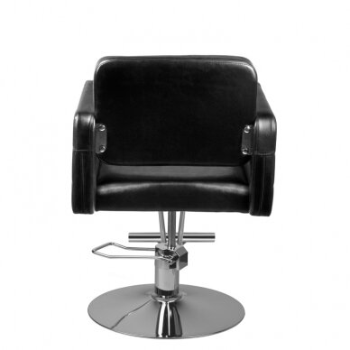 Frizieru krēsls HAIR SYSTEM HAIRDRESSING CHAIR 90-1 BLACK 4