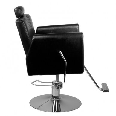 Frizieru krēsls HAIR SYSTEM HAIRDRESSING CHAIR 0-179 BLACK 3