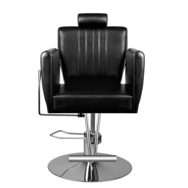 Frizieru krēsls HAIR SYSTEM HAIRDRESSING CHAIR 0-179 BLACK 4