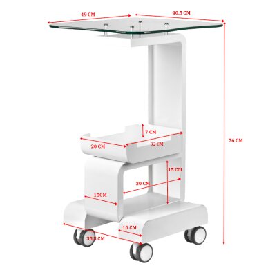 Kosmetologiewagen - Gerätetisch 082 3