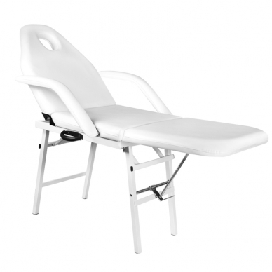 Складное косметологическое кресло FOLDING CHAIR WHITE 3