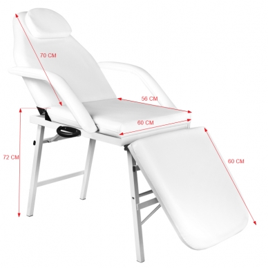 Kosmetoloogia tool FOLDING CHAIR WHITE 5