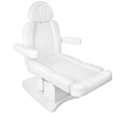 Kosmetologinis krėslas AZZURRO 708A ELECTRIC 4 MOTOR WHITE HEATED 1