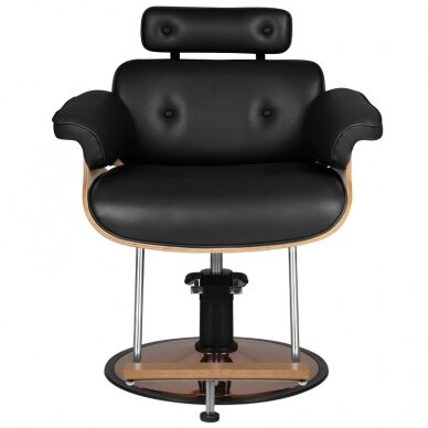 Frizieru krēsls HAIRDRESSING CHAIR FLORENCE BELLA BLACK 1