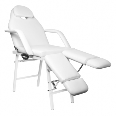 Kokoontaitettava kosmetologin tuoli P270 Pedi White 2