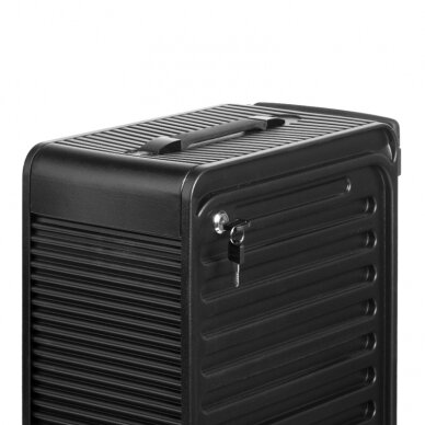 Frizieru ratiņi - kosmētikas koferis GABBIANO HAIRDRESSER HELPER 227 BLACK 3