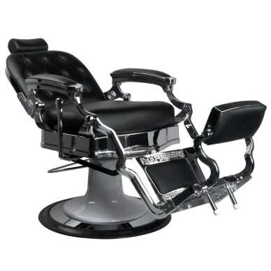 Fotel barberski Barber Chair Gabbiano Ernesto Black 2 Fotel barberski Barber Chair Gabbiano Ernesto Black 2