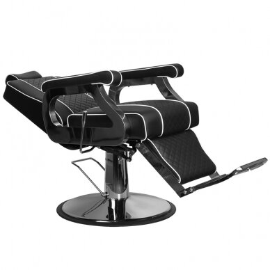 Krzesło fryzjerskie Gabbiano Paulo Barber Chair Black 1