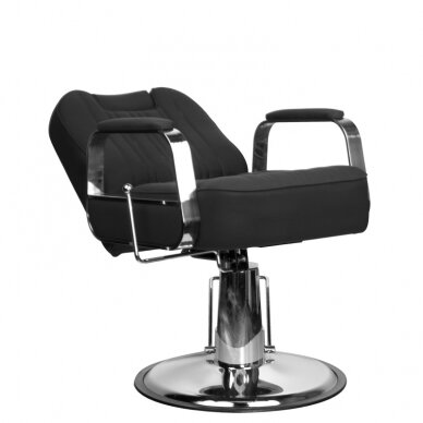 Frizieru krēsls HAIRDRESSING CHAIR BARBER RUFO BLACK 1