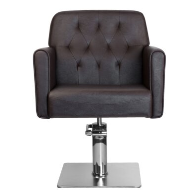 Juuksuritool GABBIANO HAIRDRESSING CHAIR HAMBURG BROWN 5