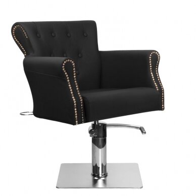 Frizieru krēsls HAIRDRESSING CHAIR VALHALA BERLIN BLACK