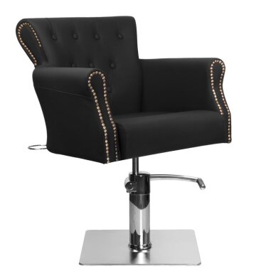Kampaamotuoli HAIRDRESSING CHAIR VALHALA BERLIN BLACK 1 Kampaamotuoli HAIRDRESSING CHAIR VALHALA BERLIN BLACK 1