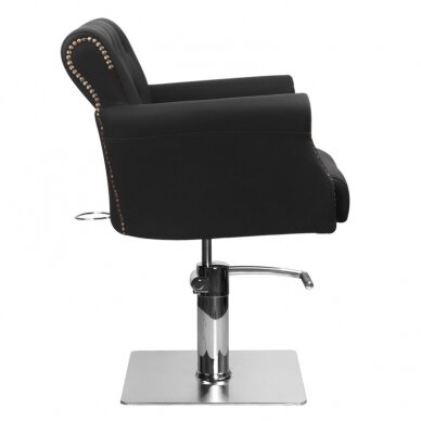 Frizieru krēsls HAIRDRESSING CHAIR VALHALA BERLIN BLACK 2