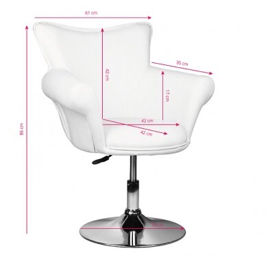 Hairdressing chair HAIRDRESSING CHAIR GRACIA VALUE WHITE 4
