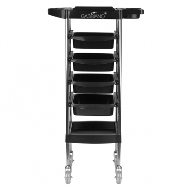 Friziera ratiņi GABBIANO HAIRDRESSER HELPER 2 BLACK 2