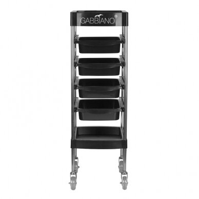 Hairdressing trolley Gabbiano fx11f Black 2