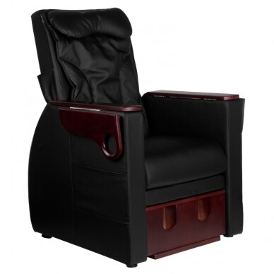 Fotel do pedicure z funkcją masażu ramion Fotel SPA Azzurro 101 Black 1