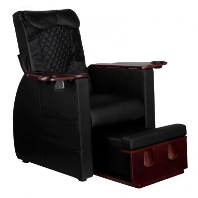 Pedikürestuhl mit Schultermassagefunktion Fotel SPA Azzurro 101 Black