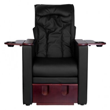 Pedikiūro krėslas su pečių masažo funkcija Fotel SPA Azzurro 101 Black 4