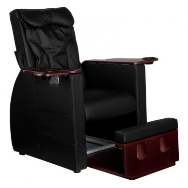 Pedikiūro krėslas su pečių masažo funkcija Fotel SPA Azzurro 101 Black 6
