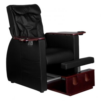 Педикюрное кресло с функцией массажа плеч Fotel SPA Azzurro 101 Black 7
