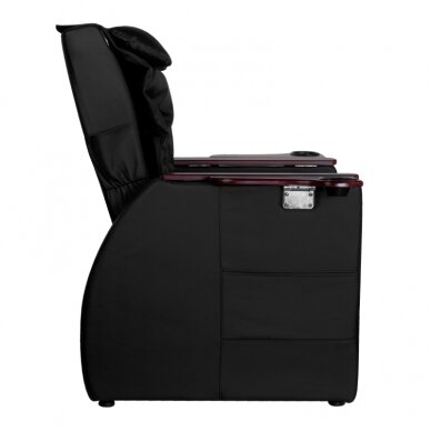 Педикюрное кресло с функцией массажа плеч Fotel SPA Azzurro 101 Black 8