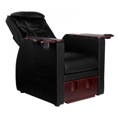 Fotel do pedicure z funkcją masażu ramion Fotel SPA Azzurro 101 Black 11