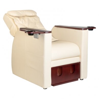 Pedikiūro krėslas su pečių masažo funkcija Fotel SPA Azzurro 101 Beige 3