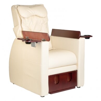 Pedikiūro krėslas su pečių masažo funkcija Fotel SPA Azzurro 101 Beige 1