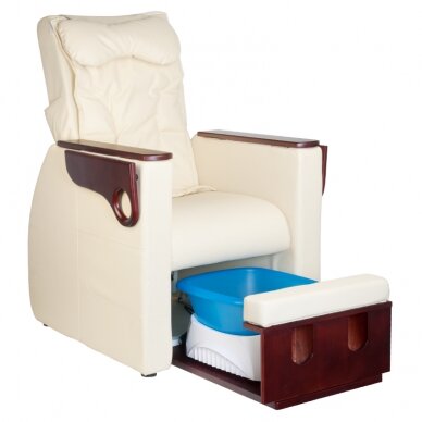 Pedikiūro krėslas su pečių masažo funkcija Fotel SPA Azzurro 101 Beige 8