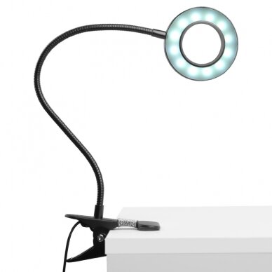 Stalinė lempa LED SNAKE RING BLACK 4