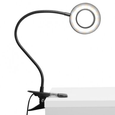 Stalinė lempa LED SNAKE RING BLACK 6