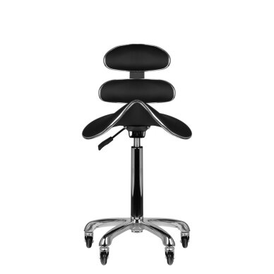 Meistara krēsls STOOL BEAUTY ROLL SPEED BLACK 1 Meistara krēsls STOOL BEAUTY ROLL SPEED BLACK 1