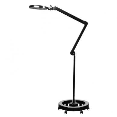 Kosmetologinė lempa LED su lupa ir stovu ELEGANTE 6025 5D 6W BLACK 2