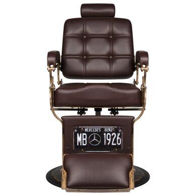 Парикмахерское кресло Barber Chair Gabbiano Boss Old Leather Dark Brown 6